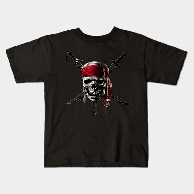 Pirate Kids T-Shirt by zackmuse1